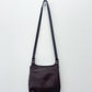 2001 Vintage COACH Chocolate Brown Slim Hippie Flap Saddle Crossbody Authentic Original Style 9135