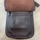 2001 Vintage COACH Chocolate Brown Slim Hippie Flap Saddle Crossbody Authentic Original Style 9135