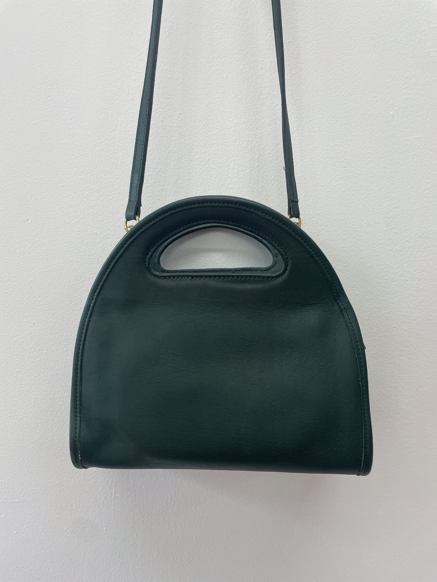 1995 Vintage COACH Carousel Bag Bottle Green Authentic Original Style 9942 RARE Crossbody Purse