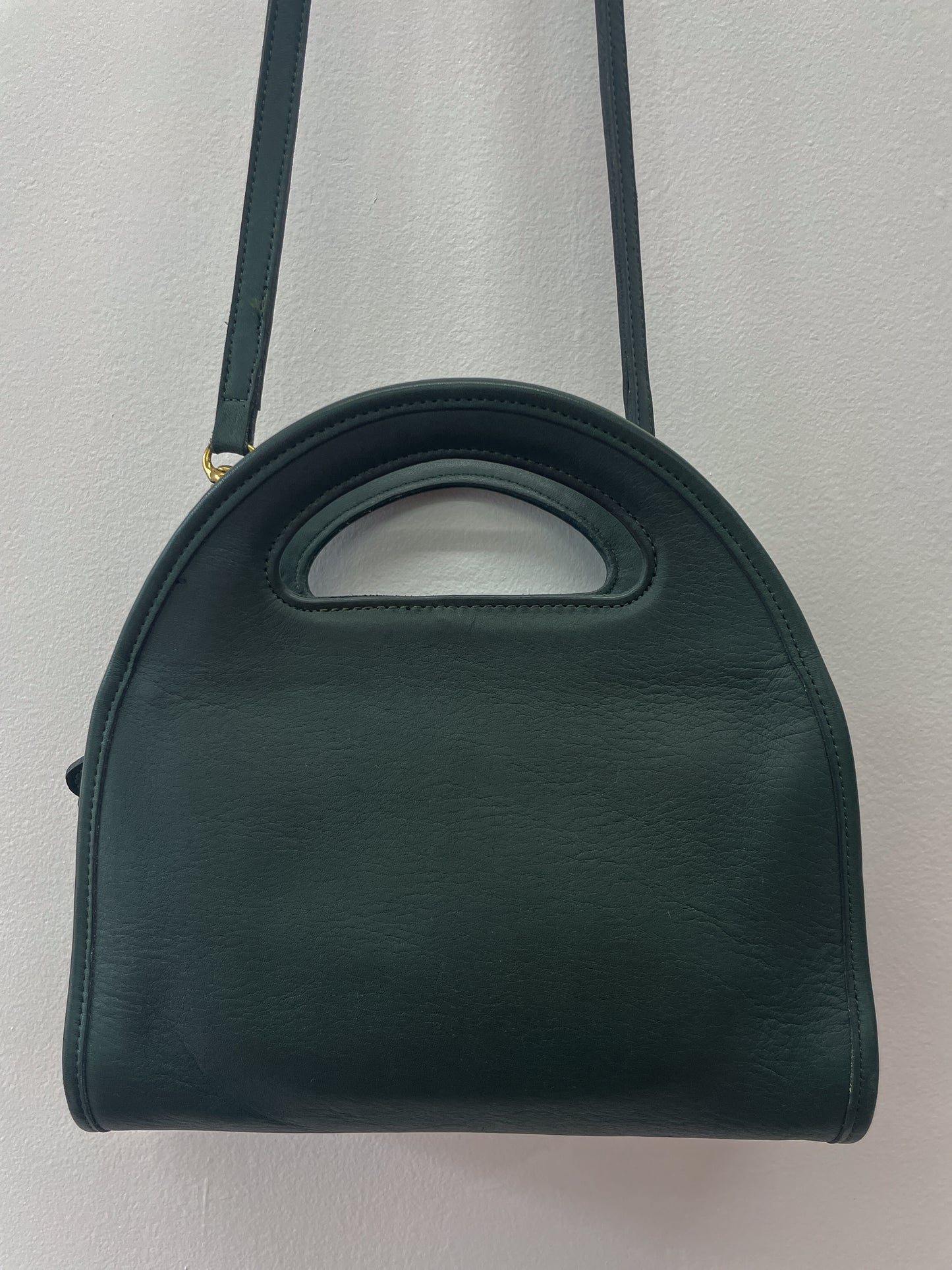 1995 Vintage COACH Carousel Bag Bottle Green Authentic Original Style 9942 RARE Crossbody Purse