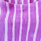 1960s Vintage Marimekko Suomi Finland Purple Pink Two Tone Piccolo Stripe Dress