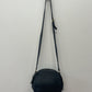 1980s Vintage COACH Leatherware Chester Canteen Black Authentic Original 9901 Crossbody Purse