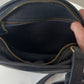 1980s Vintage COACH Leatherware Chester Canteen Black Authentic Original 9901 Crossbody Purse