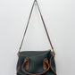 1980s Vintage COACH Leatherware Spectator Madison Satchel Forest Green with Tan Authentic Original Style 7921