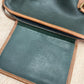 1980s Vintage COACH Leatherware Spectator Madison Satchel Forest Green with Tan Authentic Original Style 7921