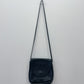 1980s Vintage COACH Lindsay Black Crossbody Purse Authentic Original Style 3046