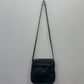 1980s Vintage COACH Lindsay Black Crossbody Purse Authentic Original Style 3046