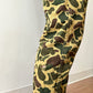 1970s Vintage Thrashed Cotton Duck Hunter Camouflage Jumpsuit Coveralls