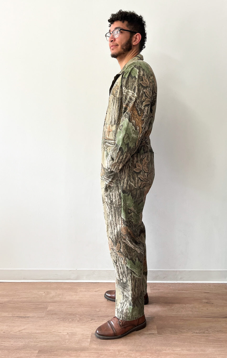 1990s Vintage Realtree Camouflage Jumpsuit Coveralls