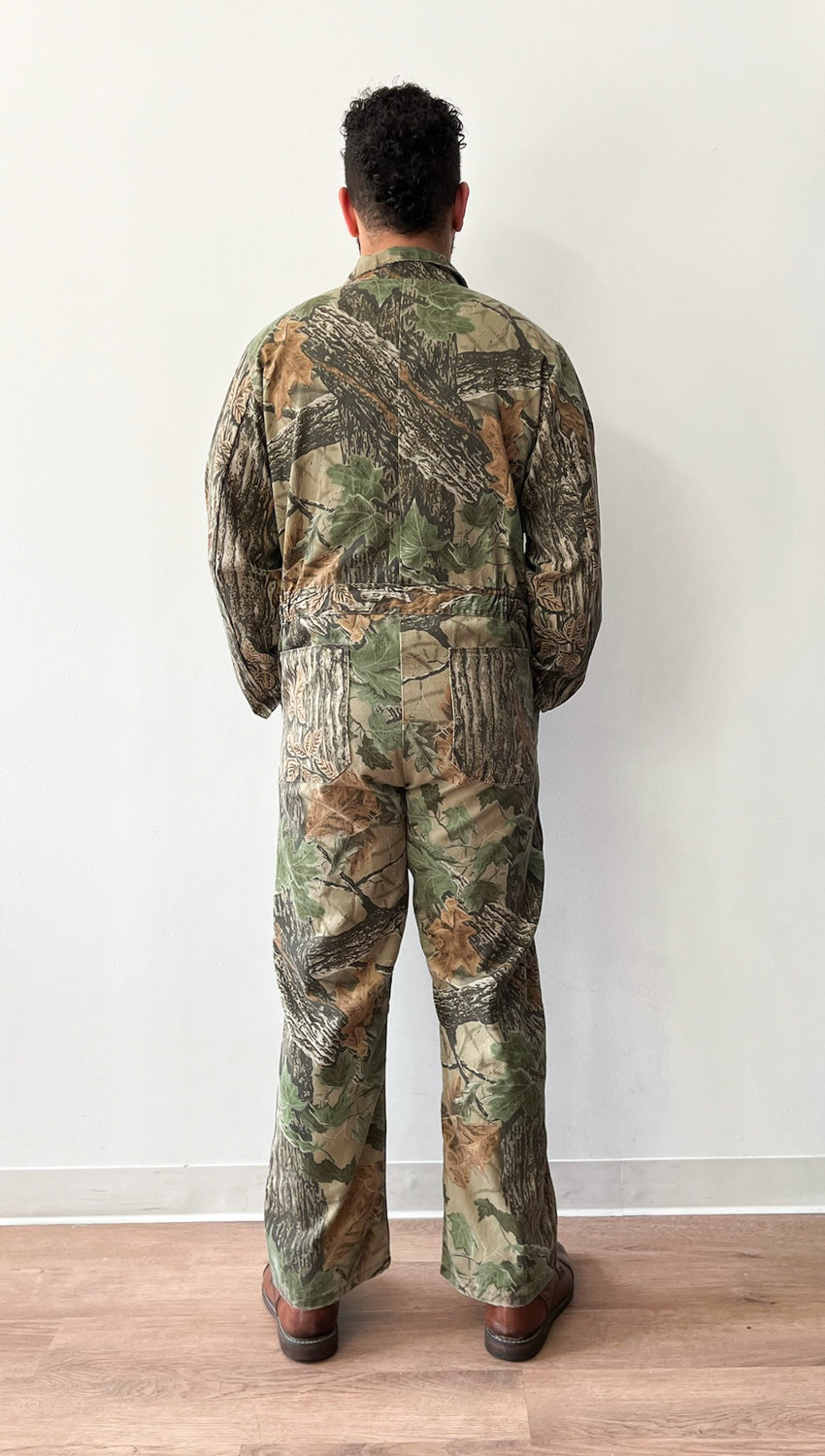 1990s Vintage Realtree Camouflage Jumpsuit Coveralls