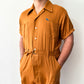 1950s - 1960s Vintage Carmel Orange Jumpsuit by Capper & Capper
