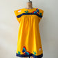 1980s Vintage Desert Rain Butterfly Cactus Cotton Southwest Dress