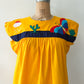 1980s Vintage Desert Rain Butterfly Cactus Cotton Southwest Dress