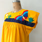 1980s Vintage Desert Rain Butterfly Cactus Cotton Southwest Dress