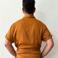 1950s - 1960s Vintage Carmel Orange Jumpsuit by Capper & Capper