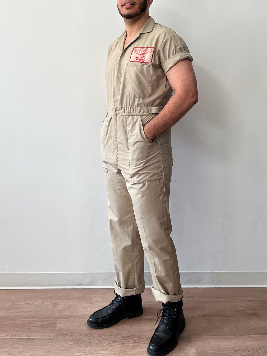 1970s - 1980s "Marty" Buick City Mechanic UAW Jumpsuit Coveralls