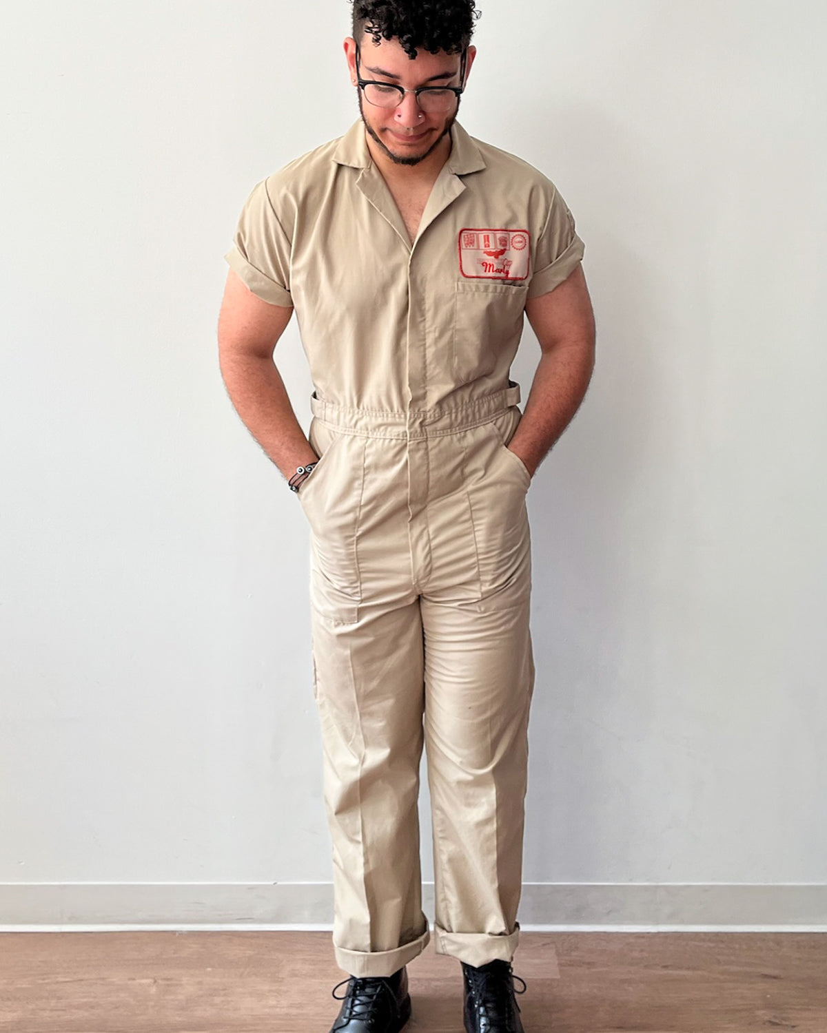 1970s - 1980s "Marty" Buick City Mechanic UAW Jumpsuit Coveralls