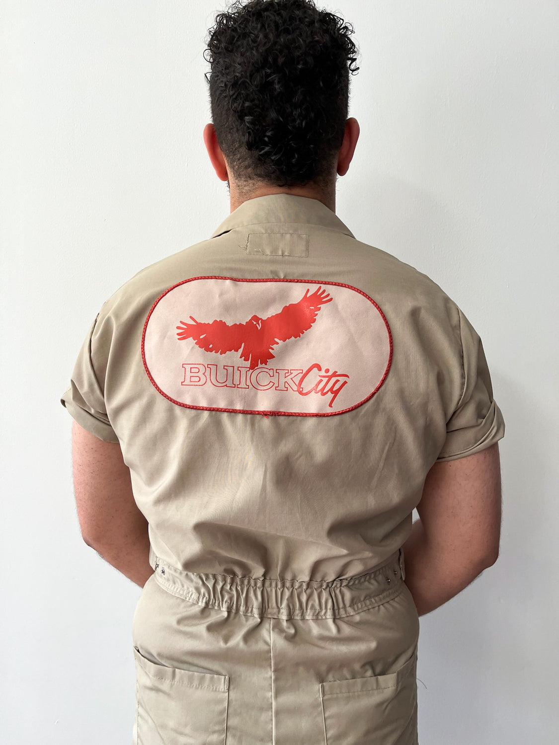 1970s - 1980s "Marty" Buick City Mechanic UAW Jumpsuit Coveralls
