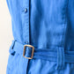 1950s Vintage Toni's Embroidered Personalized Blue Gym Uniform Romper