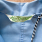 1960s Vintage Sky Blue Cotton Blend Snap Front Gym Uniform Romper