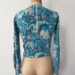 1950s Vintage Pringle of Scotland Pure 100% Cashmere Blue Sweater