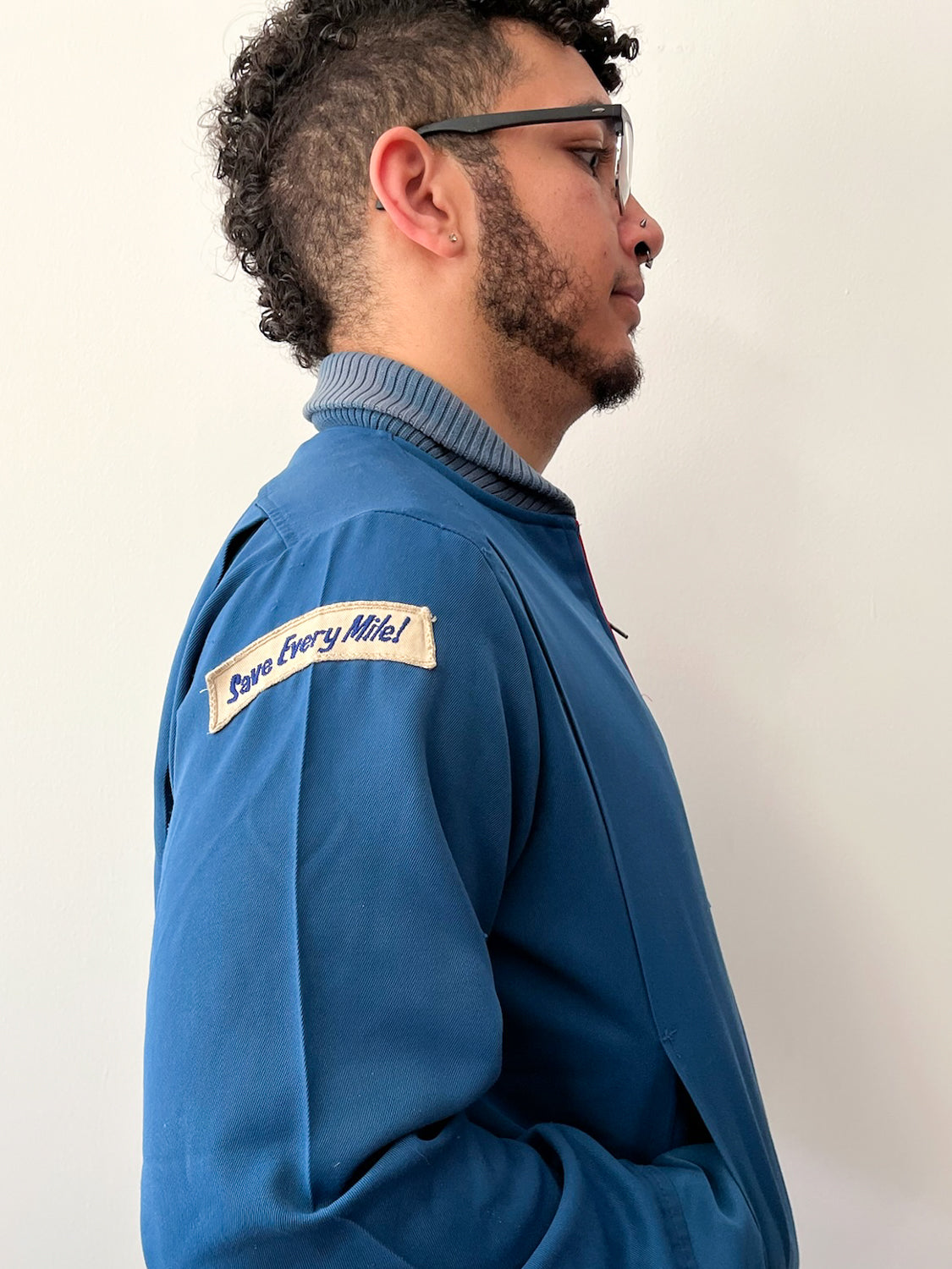 1950s Vintage Crown Gas Station Attendant Jacket and Pants Set