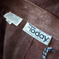 1970s Vintage Brown Suede Patchwork A-line Skirt by Ms. Today