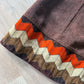 1970s Vintage Brown Suede Patchwork A-line Skirt by Ms. Today