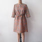1960s Vintage "Deutsch Uptown" Wild Mod Pastel Ribbon Cut-Out Dress