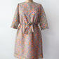 1960s Vintage "Deutsch Uptown" Wild Mod Pastel Ribbon Cut-Out Dress
