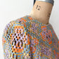 1960s Vintage "Deutsch Uptown" Wild Mod Pastel Ribbon Cut-Out Dress