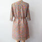 1960s Vintage "Deutsch Uptown" Wild Mod Pastel Ribbon Cut-Out Dress