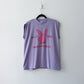 1980s Vintage USA Made Playgirl Playboy Bunny Washington D.C. Purple Sleeveless Muscle Tank T-shirt