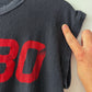 1980s Vintage Rambo Sylvester Stallone Muscle Sleeveless Bootleg Tee Shirt