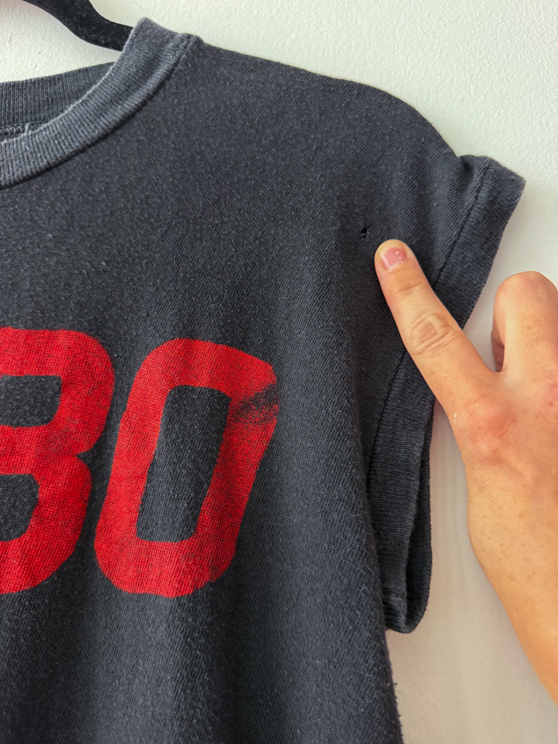1980s Vintage Rambo Sylvester Stallone Muscle Sleeveless Bootleg Tee Shirt