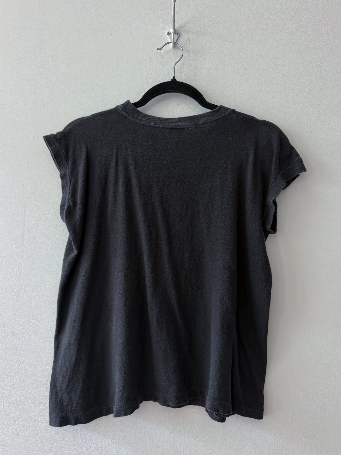 1980s Vintage Rambo Sylvester Stallone Muscle Sleeveless Bootleg Tee Shirt