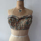 1950s Vintage Paisley Crop Bustier - "A Goddess Bra"