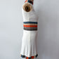 1960s Vintage Mr. Dino Rare "Belted" Trompe L'oeil 2D Cartoon Tri-color Romper
