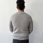 1950s Vintage Italian Knit Grayscale Cardigan Sweater by Damon