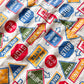 1960s Vintage SIGNS SIGNS SIGNS! Mod Primary Colors Sleeping Bag with Original Bag