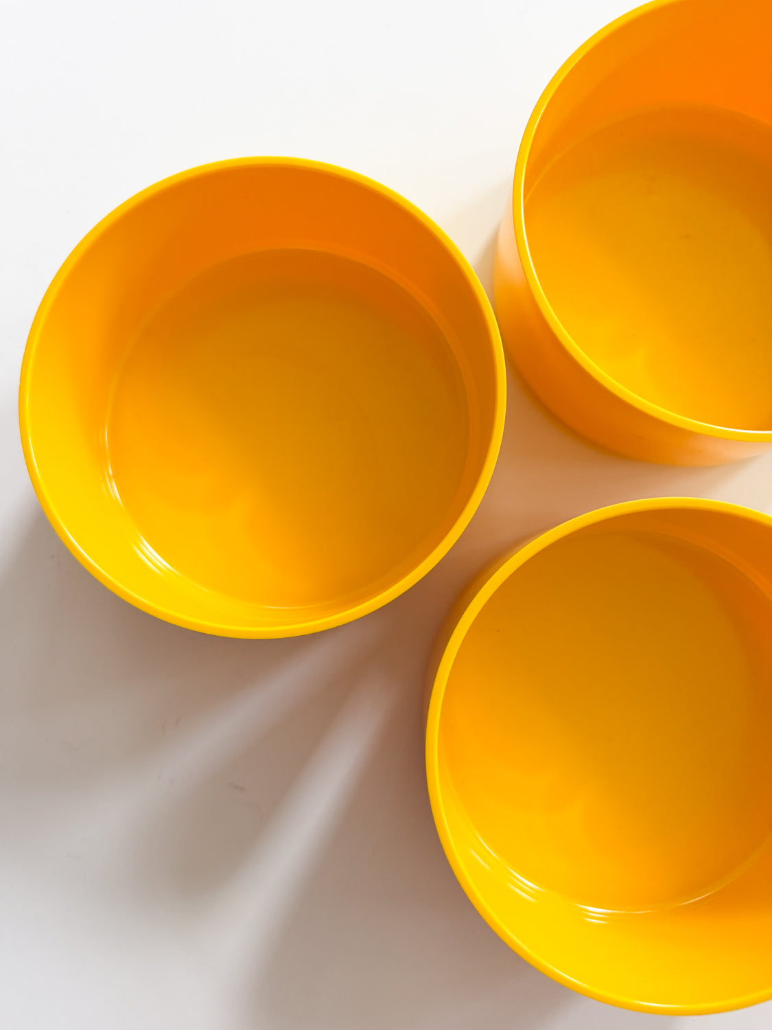 1970s Vintage 5" Yellow Melamine Soup Bowl by Heller; Massimo Vignelli - Designer