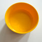 1970s Vintage 5" Yellow Melamine Soup Bowl by Heller; Massimo Vignelli - Designer