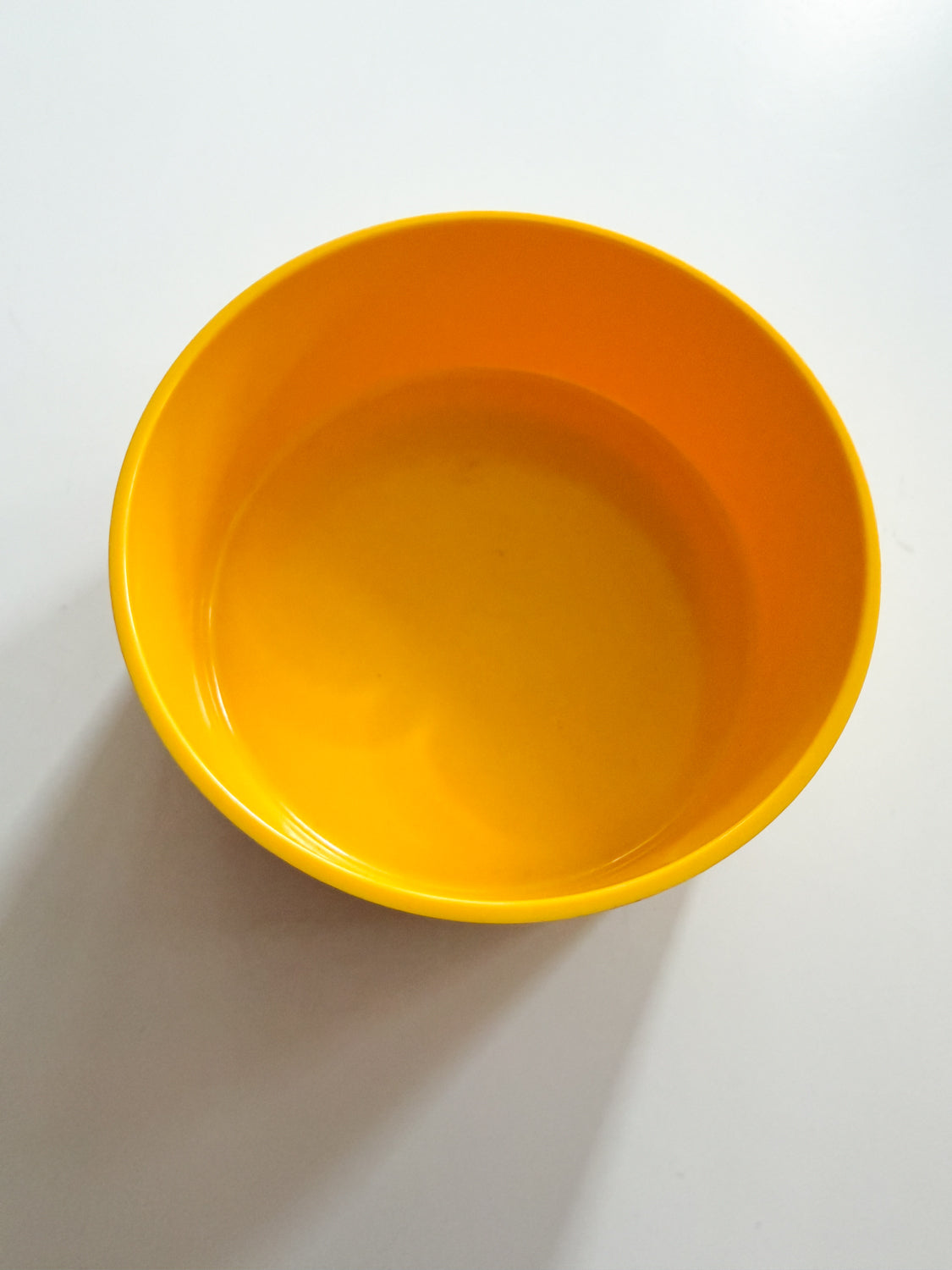 1970s Vintage 5" Yellow Melamine Soup Bowl by Heller; Massimo Vignelli - Designer