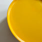 1970s Vintage 10" Yellow Melamine Dinner "Maxplates" by Heller; Massimo Vignelli - Designer