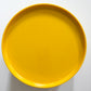 1970s Vintage 10" Yellow Melamine Dinner "Maxplates" by Heller; Massimo Vignelli - Designer