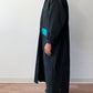 1980s Vintage Western Workwear Teal + Black Canvas Duster Coat by David James