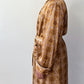 1960s Vintage Yellow Paisley Lined Multi-Pocket Robe