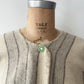 1960s Vintage Alpaca Striped Fringed Poncho Cape