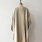 1960s Vintage Alpaca Striped Fringed Poncho Cape