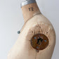 1950s Vintage Turkish Sputnik Glass Multi Evil Eye Charm with Sterling Silver Chain - RARE!